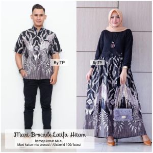 BATIK COUPLE TERBARU /BAJU COUPLE PASANGAN /KEBAYA COUPLE  /GAMIS COUPLE LATIFA