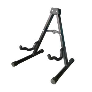 A-frame Foldable Guitar Stand Featuring Rubber Cushioning and A Stable Metal Design—a Portable Stand