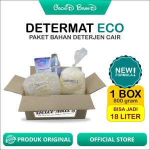 Determat Eco Bahan Deterjen Cair Paket Hemat Cuci Baju Laundry Londri