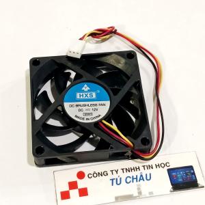 Quạt 7Cm Dày 1.5Cm / Điện áp DC 12V Loại 3 dây đầu cắm 3 Pin (NEW)