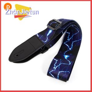 zhanjietun Dây đeo đàn guitar dây đeo nhiều Màu dây đeo đàn guitar nylon in nhiều màu có thể điều chỉnh