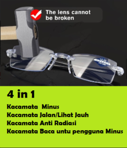 COD EyesE1002: Kacamata Minus & Anti Radiasi Blueray