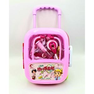 Doctor Toy Set For Kids Pretend Play Medical With Stethoscope & Trolley Box