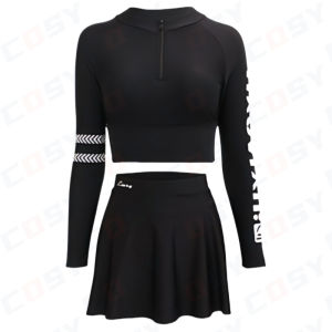 ชุดว่ายน้ำผู้หญิง ชุดใส่ออกกำลังกาย (ขนาดก่อนยืด : รอบอก28” เอว22“) ผ้าโพลีเอสเตอร์ ชุดว่ายน้ำเซต2ชิ้น 🌻พร้อมส่ง🌻