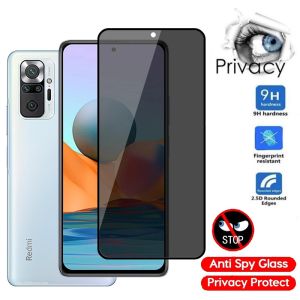 ♥Ready Stock【Anti-voyeur】 Xiaomi Redmi Note 8 9 9s 9 10 10S Pro 4G 5G 11 11S 11 Pro 5G Privacy Screen Protector Tempered Glass Protective Film Anti-Peep Glass Phone Front Anti-spy Film