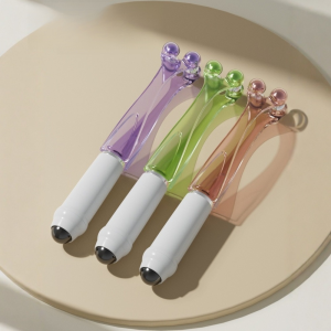 Double Head Finger Massager Roller Acupoint Hand Joint Massage Relief Five Beads Massager