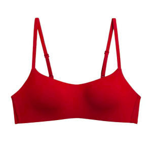 Cross-Border Seamless Underwear Womens  Small Breast Push up Push up Anti-Sagging Wireless Comfortable Breathable Bra Thin ☺1130