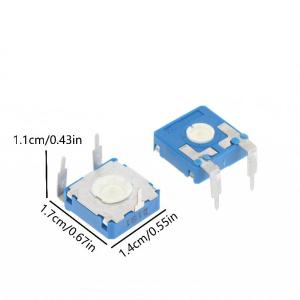 5Pcs 10K/100K Vertical Adjustable Potentiometer CA14NV17.5 10KA2020LV10 Adjustable Resistance Potentiometer h260818