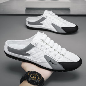 Lazy Half Slip Board Shoes Mens Youth Bean