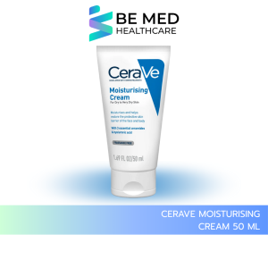 CeraVe Moisturising Cream 50ml เซราวี ครีมบำรุงผิวหน้าและผิวกาย สำหรับผิวแห้ง-แห้งมาก