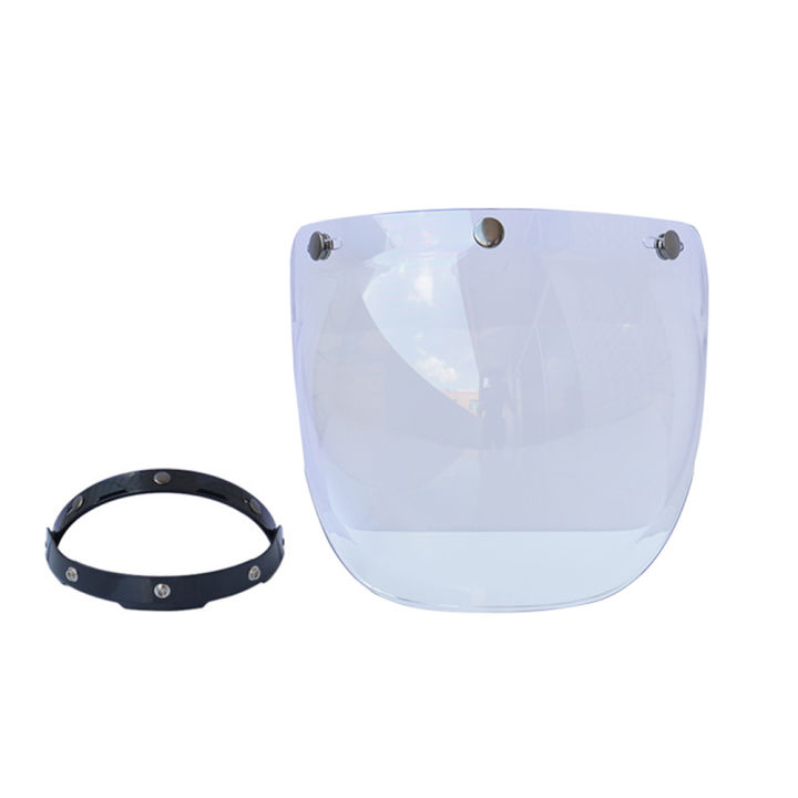 Motorcycle%20Anti-UV%20Anti-Scratch%20Helmets%20Lens%20Retro%20Bubble%20Visor%20Wind%20Shield%20Lens%20Un-iversal%20for%20Standard%203-Snap%20Open%20Face%20Helmets%20-%20Image%202