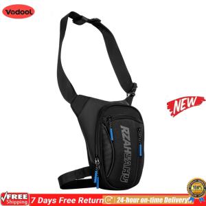 [Vodool Flagship Store]Motorcycle Hip Bum Bag Waterproof Motorbike Riding Chest Bag Large Capacity Outdoor Waist Bag for Hiking Camping Fishing