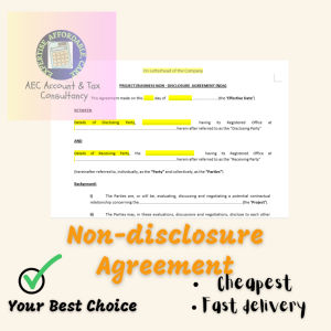 Non-Disclosure Agreement (NDA)