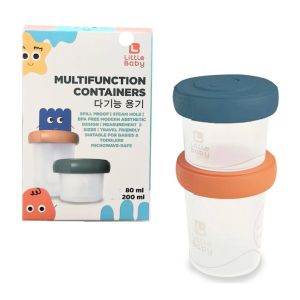 Little Baby Multifunction Containers Set Wadah Makanan Bayi MPASI Serbaguna