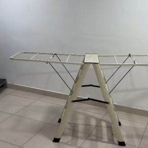 CSM 5 Step 2 in 1 ProReach Aluminium Ladder Clothes Drying Rack Foldable Multipurpose Step Ladder