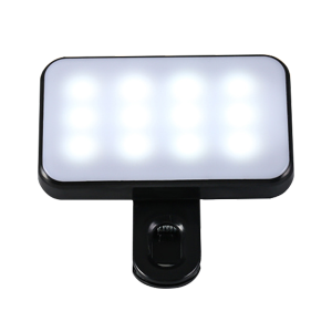 USB Rechargeable Portable Selfie Fill Light LED Flash Selfie Ring Light Mobile Flash Selfie Light Phone Camera Flash Light beautifying light Beauty light use for Mobile phone live broadcast video conferencing selfies photography