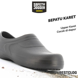 Sepatu Safety Jogger Bestclog OB Sepatu Chef Sepatu Hotel Sepatu Anti Slip Water Resistant Sepatu Rubber Pekerja F&B NON SAFETY