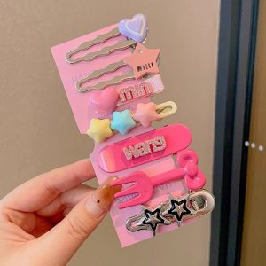 Set Klip Rambut Korea Y2K Fashion Jepit Rambut Aksesoris Jepitan Hiasan Rambut HS JPT28