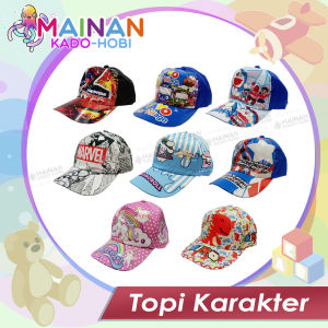 TOPI BASEBALL PREMIUM ANAK LAKI PEREMPUAN KARAKTER BABY SHARK MINION DINO DINOSAURUS BOBOBOI KUROMI HELLO KITTY