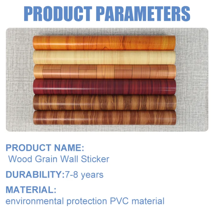 wood%20wallpaper%20sticker%20waterproof%2010metersX45cm%20PVC%20wallpaper%20room%20design%20wall%20door%20Sticker%20PVC%20wooden%20self%20adhesive%20wall%20sticker%20home%20decor%20-%20Image%203