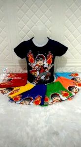 KAOS ANAK LAKI-LAKI BOBOIBOY FIRE USIA 1-10 TAHUN // BAJU ANAK COWOK