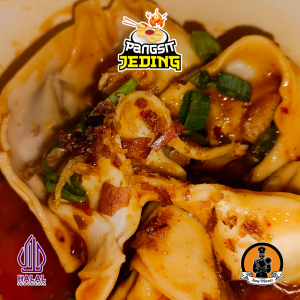 Pangsit Jeding Kang mamatz/Pangsit ayam pedas Kang mamatz instan/Pangsit ayam pedas chili oil Asli