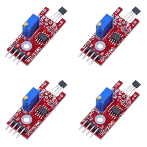 KY-024 Linear Hall Effect Sensory Module Analog Output Switching Magnetic Module For Industrial Automation Accessories