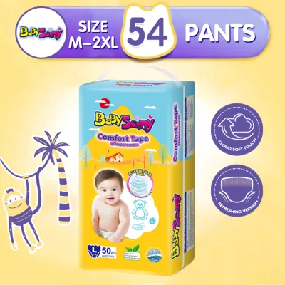Baby Sunny Pull-up Pants Baby diaper pants 52PCS /PK Bundle Pack Large Size Medium M-2XL Diaper