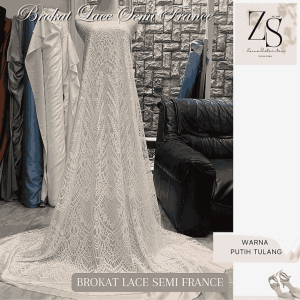 Bakal Kain Kebaya Brokat Semi Prancis | Semi France | Semi Francis Premium Lace Panel