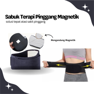 Sabuk Magnetik Terapi Pinggang / Alat Terapi Pinggang Magnetic / therapy magnetic tourmaline
