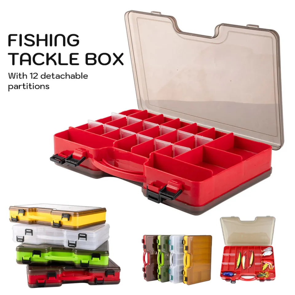 Double Layer Fishing Tackle Box Large Capacity Fishing Lure Box