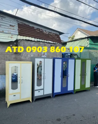 Tủ sắt đựng quần áo nhiều màu sắc giá rẻ cho sinh viên 2 cánh 3 cánh mẫu đẹp