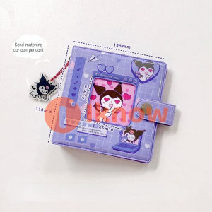 Tôi Biết 3 Inch Album Ảnh Nhỏ Chất Kết Dính Với Mặt Dây Chuyền 40 Túi Lưu Trữ Hình Ảnh Dễ Thương Sanrio Kuromi Giai Điệu Quế Đồ Đựng Thẻ Cho KPOP thần Tượng Photocard Thu Thập Cuốn Sách