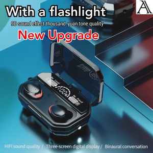 Headphone A17 New Upgrade TWS Wireless Bluetooth Headset With Flashlingt/Peningkatan Baru Alat Dengar Bluetooth Tanpa Wayar TWS