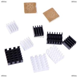[COD] shiou 5Pcs For Raspberry Pi 2 3 4 3B+ 4B Aluminum Heatsink Radiator Cooler Kit