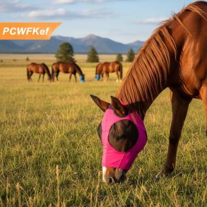 【PCWFKef】 1PC Ngựa Fly Mặt Nạ Căng Ra Lưới Mặt Nạ Ngựa Bug Eye Chống Côn Trùng Trọng Lượng Nhẹ Bảo Vệ Cho Các Hoạt Động Ngoài Trời