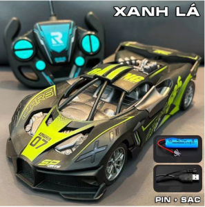 Đồ Chơi Xe Điều Khiển - Xe Điều Khiển Từ Xa Siêu Xe Bugatti Chiron Tặng Kèm Tay Cầm 2.4G Và Pin Sạc Dành Cho Trẻ Em