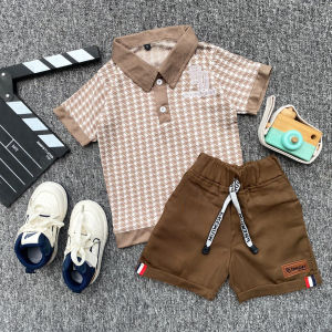 [FREE TAS] STRIBLYKIDS X DINODAY Setelan Anak Laki Baju Kaos Kerah Polo Wangki Korean Style 1-9 Tahun