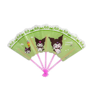 Sanrio Foldable Fan Cute Cinnamoroll My Melody Kuromi Design Portable Summer Fan for Kids & Adults HIEM