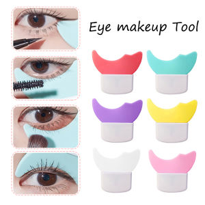 Soft Silicone Eyeliner Stencils Eye Makeup Template Shaping Tool Portable Mascara Baffle Eyeliner Eyeshadow Lazy Makeup Supplies