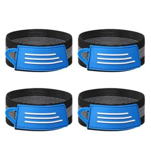 4pcs đàn hồi xe đạp mắt cá chân cưỡi puttee đi xe đạp an toàn ràng buộc PANT Bands Clip dây đeo vành đai cho đi xe đạp joggings cắm trại