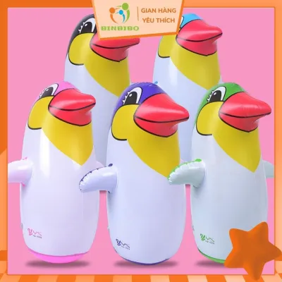 Lật Đật bơm hơi hình Chim Cánh Cụt cực đáng yêu cho bé
