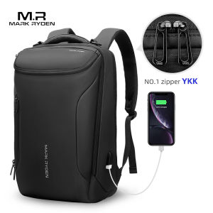Mark Ryden Waterproof Travel Business Men Backpack Anti-thief Fashion 15.6 inch Laptop Bag Man USB Charging port Bags