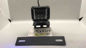 Breket lampu dudukan plat nomor rx king + Lampu tembak 4353 mini strobo motor Rx King Rxs