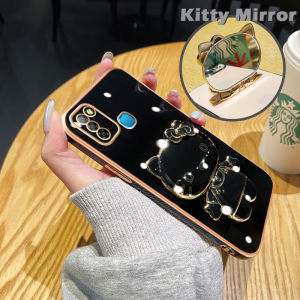 Casing Ponsel untuk Infinix Smart 5 Smart 4 4C Smart 6 Plus Smart 7 Hot 10 Lite X657 Case kartun Hello Kitty Softcase lapisan perbatasan Casing Gel silika wadah Kesing HP penutup lensa kamera Phone Stands