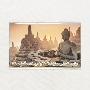 FRIDGE MAGNET SOUVENIRS || Magnet Tempelan Kulkas Indonesia Edisi Jawa Tengah (04) | BOROBUDUR MALIOBORO TITIK NOL