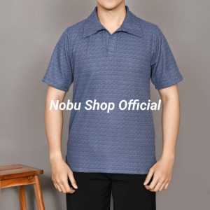Polo shirt pria kerah knit Premium kaos polo kerah pria knit casual original NOBU