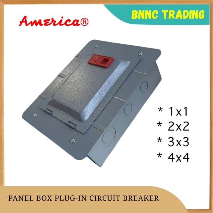 Panel Box Plug In America ORIGINAL AMERICA PANEL BOX 2 POLE PLUG IN FOR CIRCUIT BREAKER 1X1 2X2 ...
