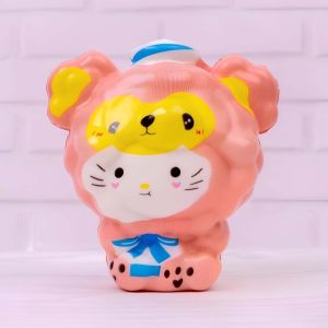 Squishy Labubu LED Suqishy Slow Kuromi Boneka Sanrio My Melody Squisy Pencet Hello kitty Mainan Anti Stress Soft Toys