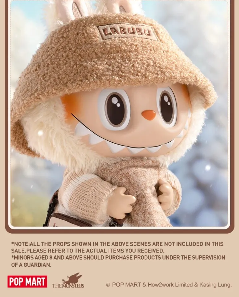 POPMART Labubu ぬいぐるみ DRESS BE LATT Pop Mart Labubu The Monsters Dress Be Latte Vinyl Plush Doll